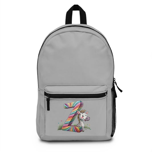 Colorful Zebra Backpack, Kids School Bag, Fun Backpack for Children, Unique Animal Design, Personalized Gifts for Kids