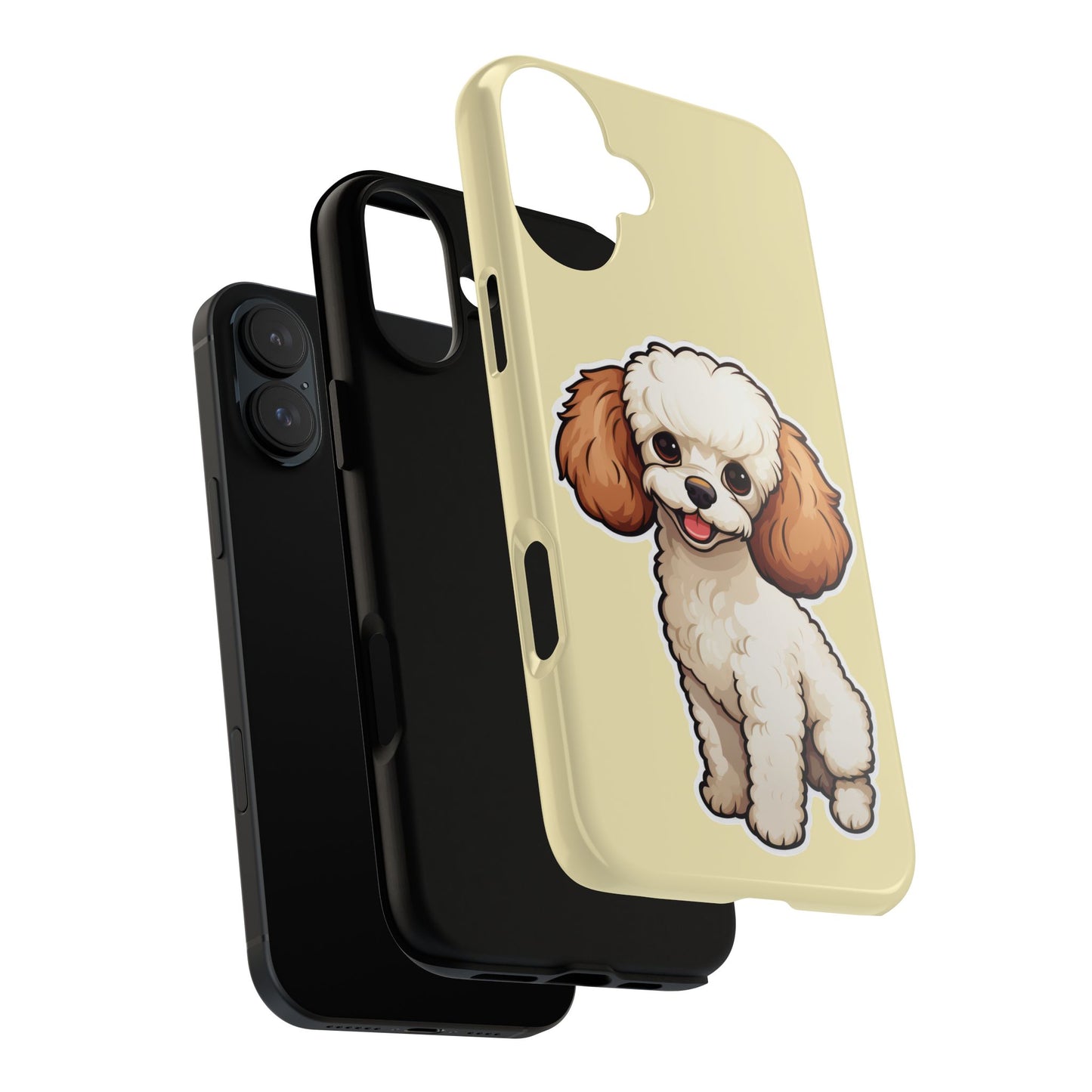Cute Dog Phone Case, Pet Lover Gift, Custom Phone Cover, Cartoon Dog Case, Durable Phone Accessory