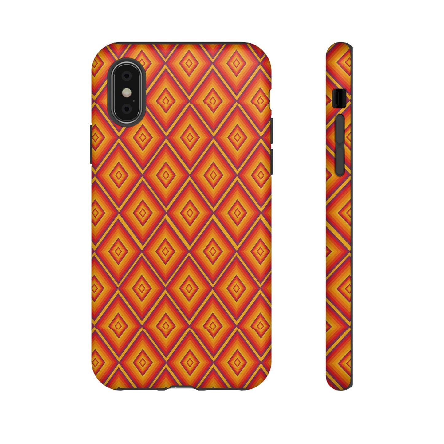 Geometric Phone Case, Tough Cases for Protection, Stylish Smartphone Cover, Vibrant Patterned Phone Accessory, Unique Gift Idea, [...]