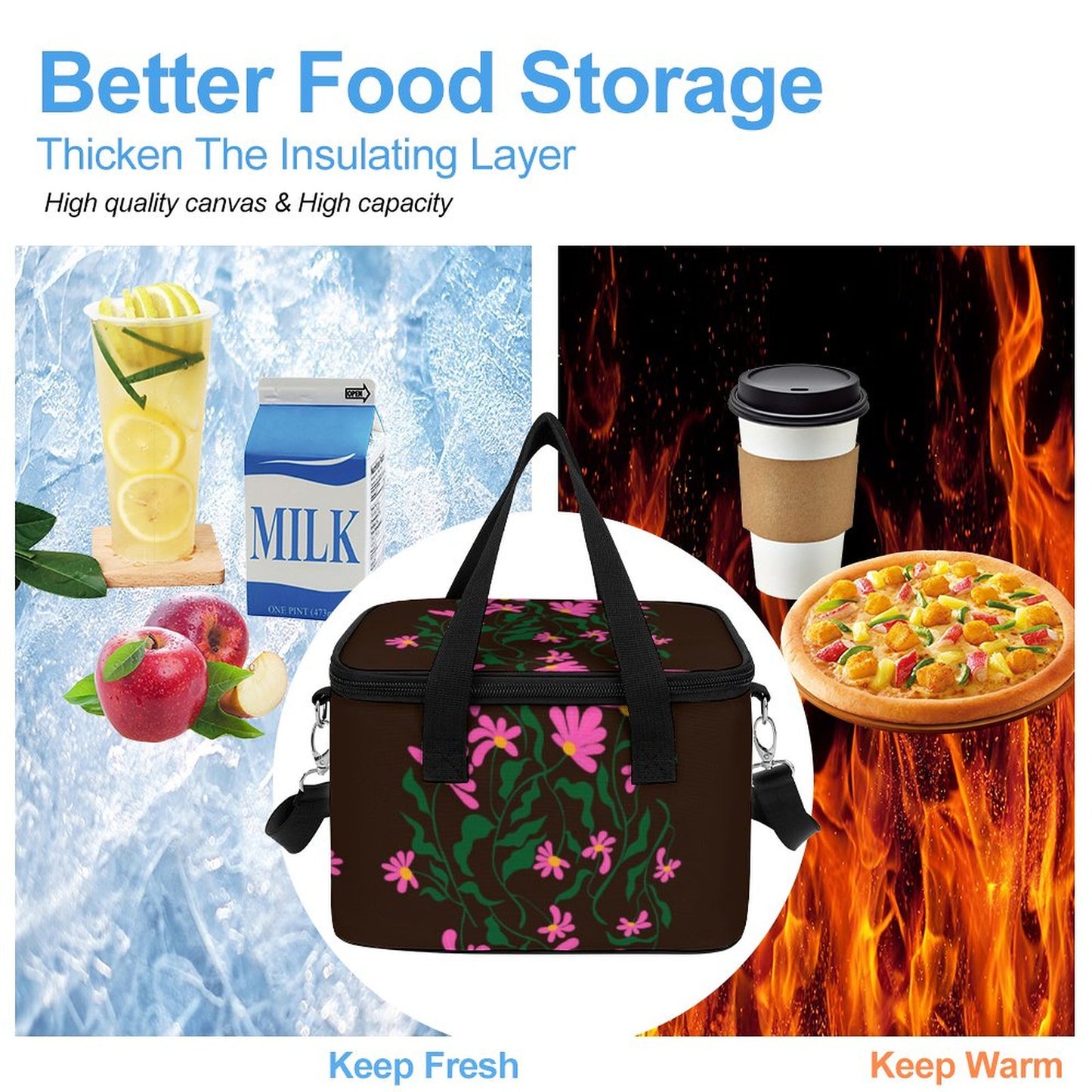 Portable Cooler Bag(All-Over Printing)