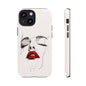 Stylish Phone Case with Artistic Lip Design, Femme Tech Accessory, Trendy Device Cover, Gift for Her, Unique Phone Accessories