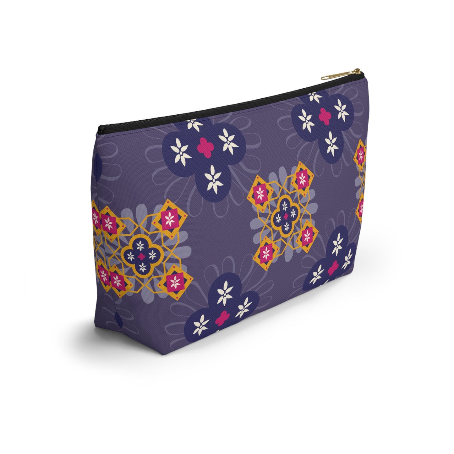 Vibrant Floral Accessory Pouch, Makeup Bag, Travel Organizer, Cute Storage, Gift for Her