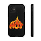 Stylish Phone Case, Hot Flames Design, Gift for Teens, Trendy Accessory, Protective Cover, Unique Phone Case