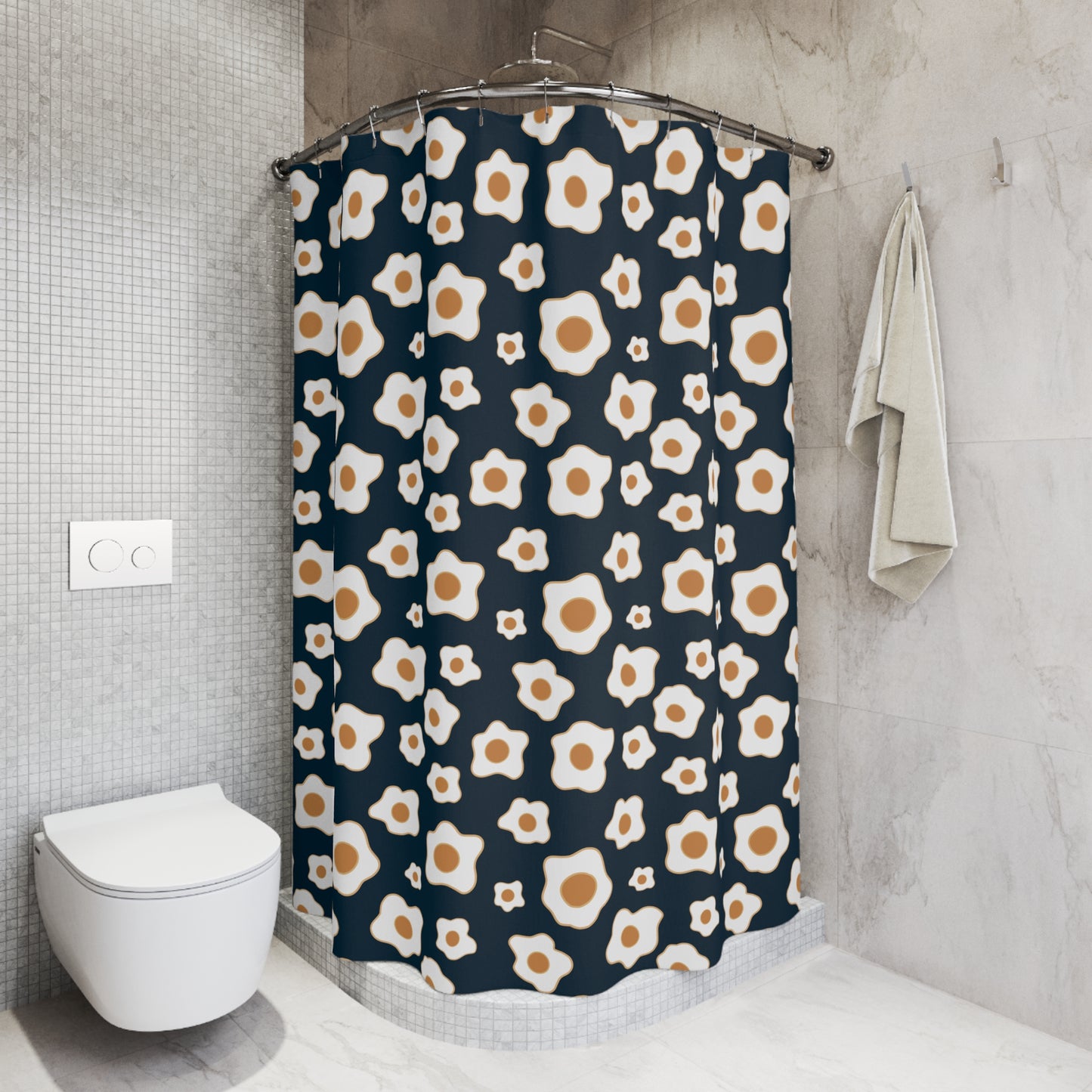 Botanical Pattern Shower Curtain, Floral Bathroom Decor, Flower Shower Curtain, Modern Home Accessories, Unique Gifts for Her