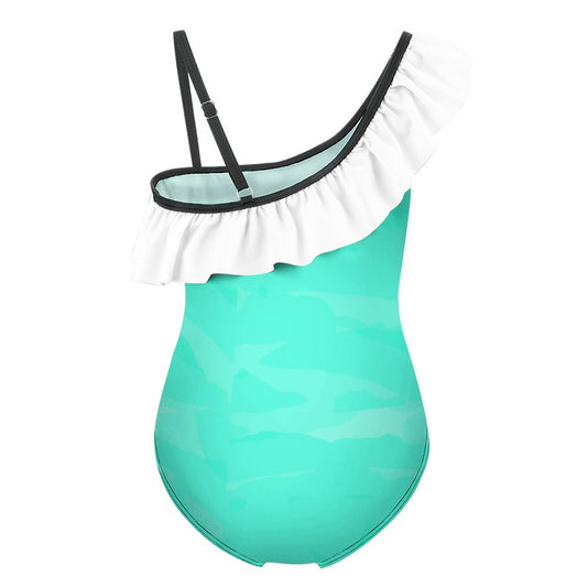 Ruffled One-Piece Swimsuit for Girls