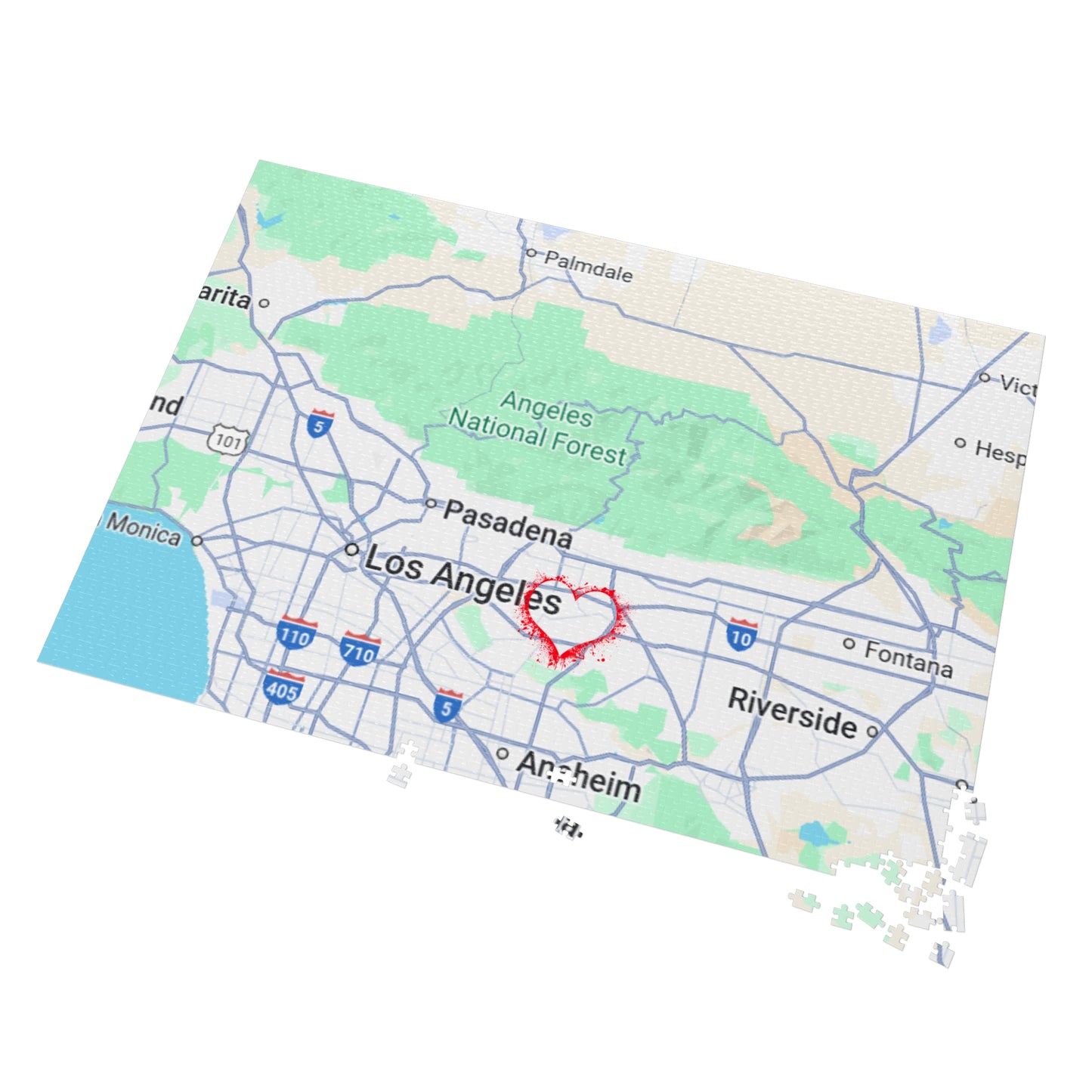 Los Angeles Love Jigsaw Puzzle with Tin | Fun Family Game, Unique Gift, Travel Keepsake, Home Decor, Puzzle Lovers