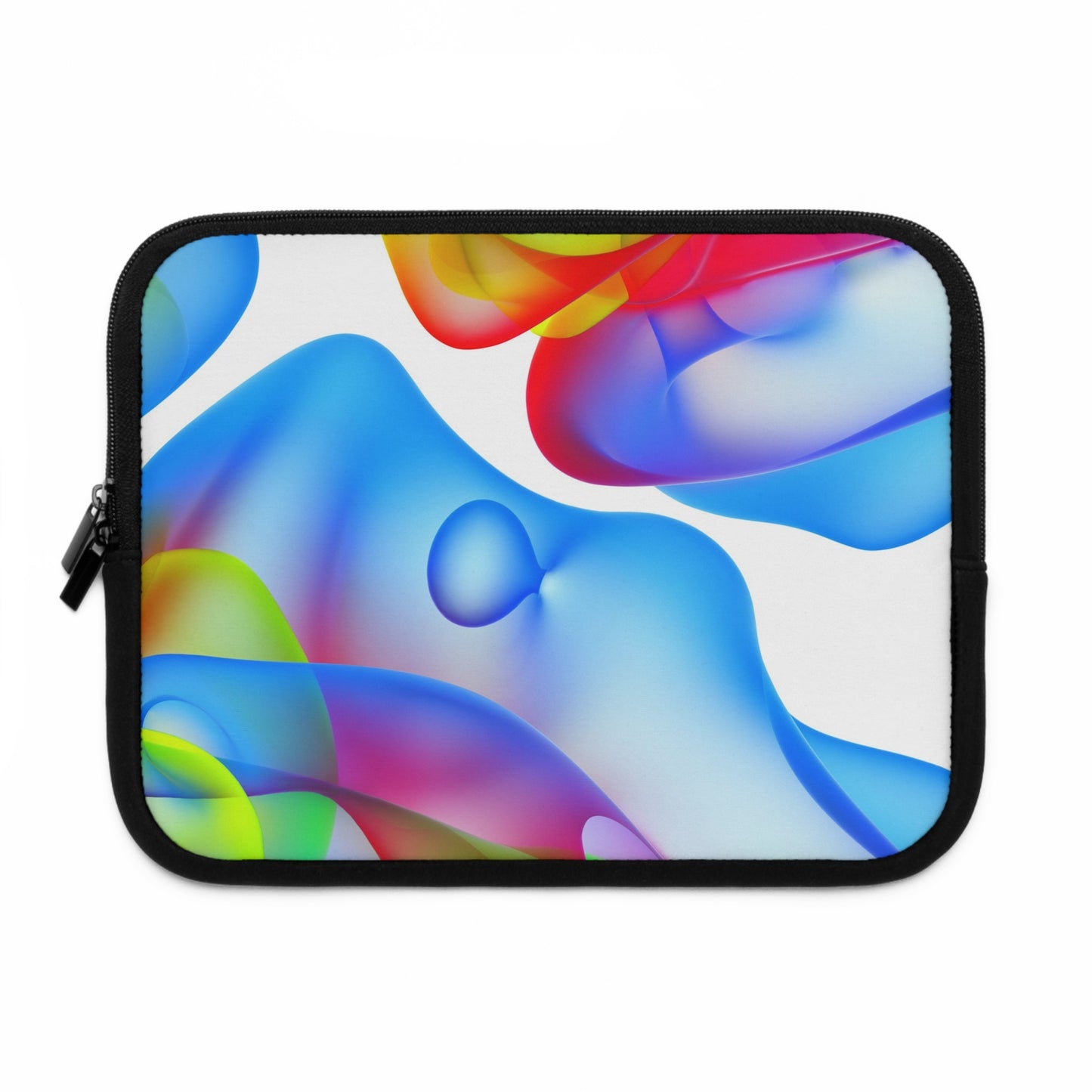 Colorful Abstract Laptop Sleeve, Artistic Tech Accessory, Waterproof Case, Gift for Students, Vibrant Computer Case