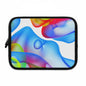 Colorful Abstract Laptop Sleeve, Artistic Tech Accessory, Waterproof Case, Gift for Students, Vibrant Computer Case