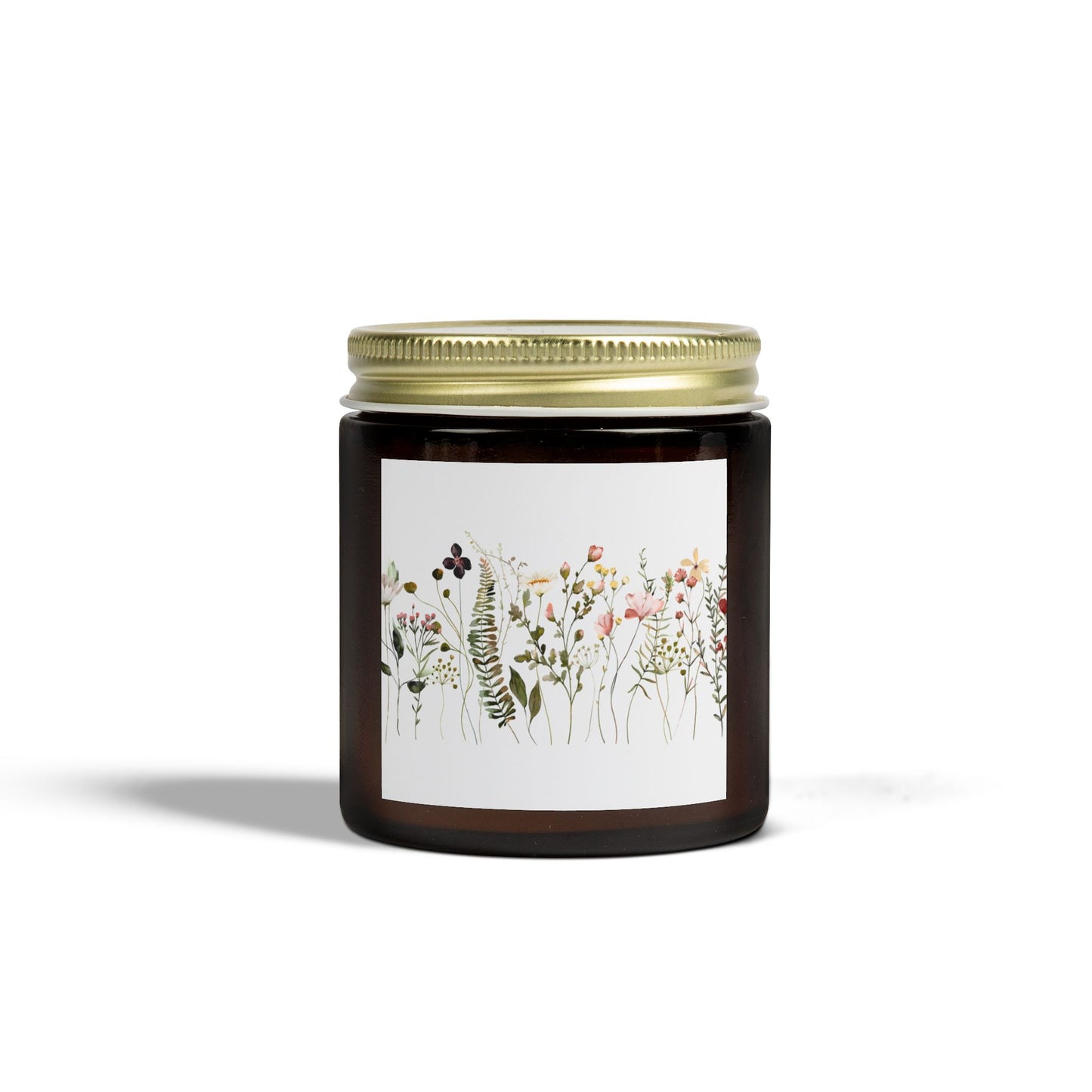Scented Candles, Coconut Apricot Wax (4oz, 9oz) Wildflowers