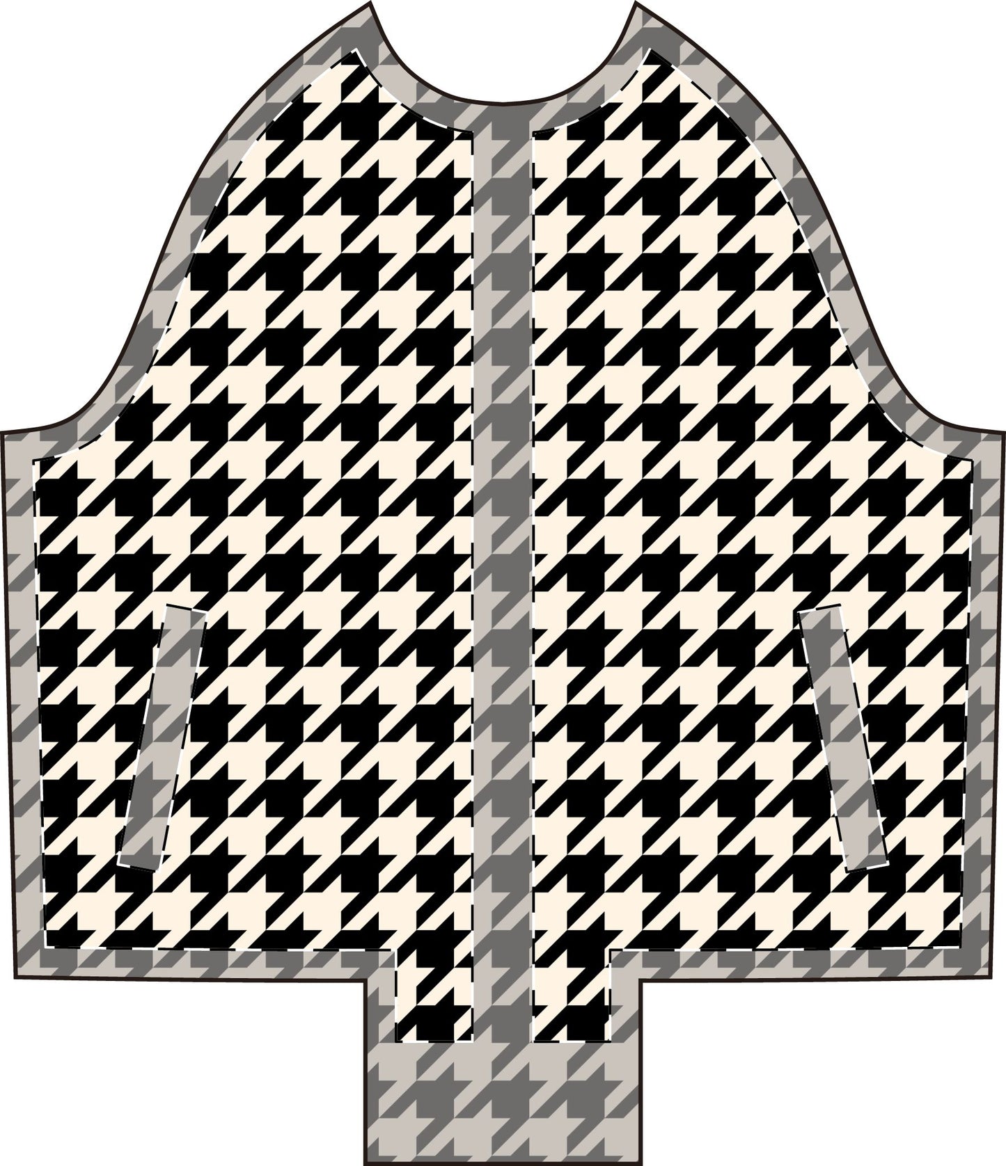 Chic Houndstooth Varsity Jacket, Women’s Fashion Statement, Casual Layering, Trendy Outerwear, Sporty & Stylish Jacket, Ideal for [...]