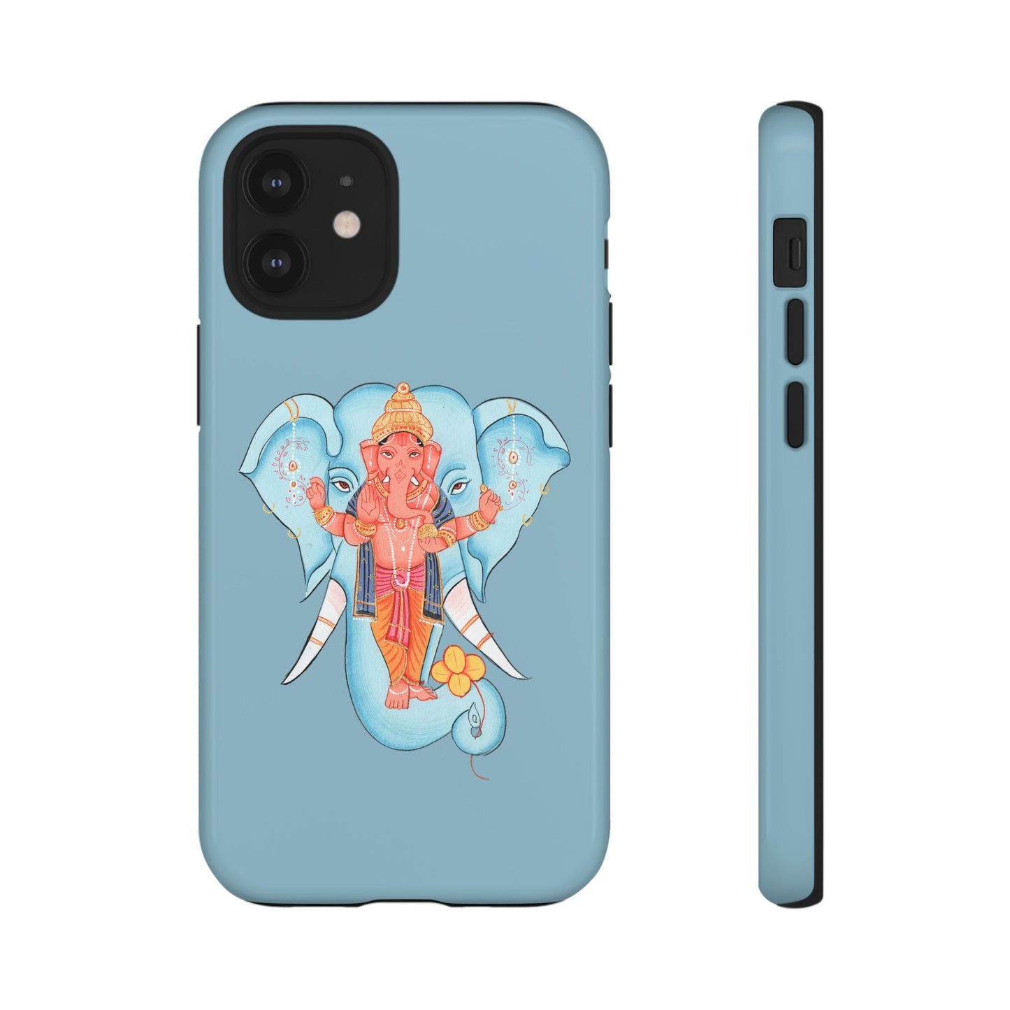 Tough Cases: Ganesh-Inspired Phone Case, Bohemian Phone Cover, Hindu Art Accessory, Festival Gift, Protective Phone Shell