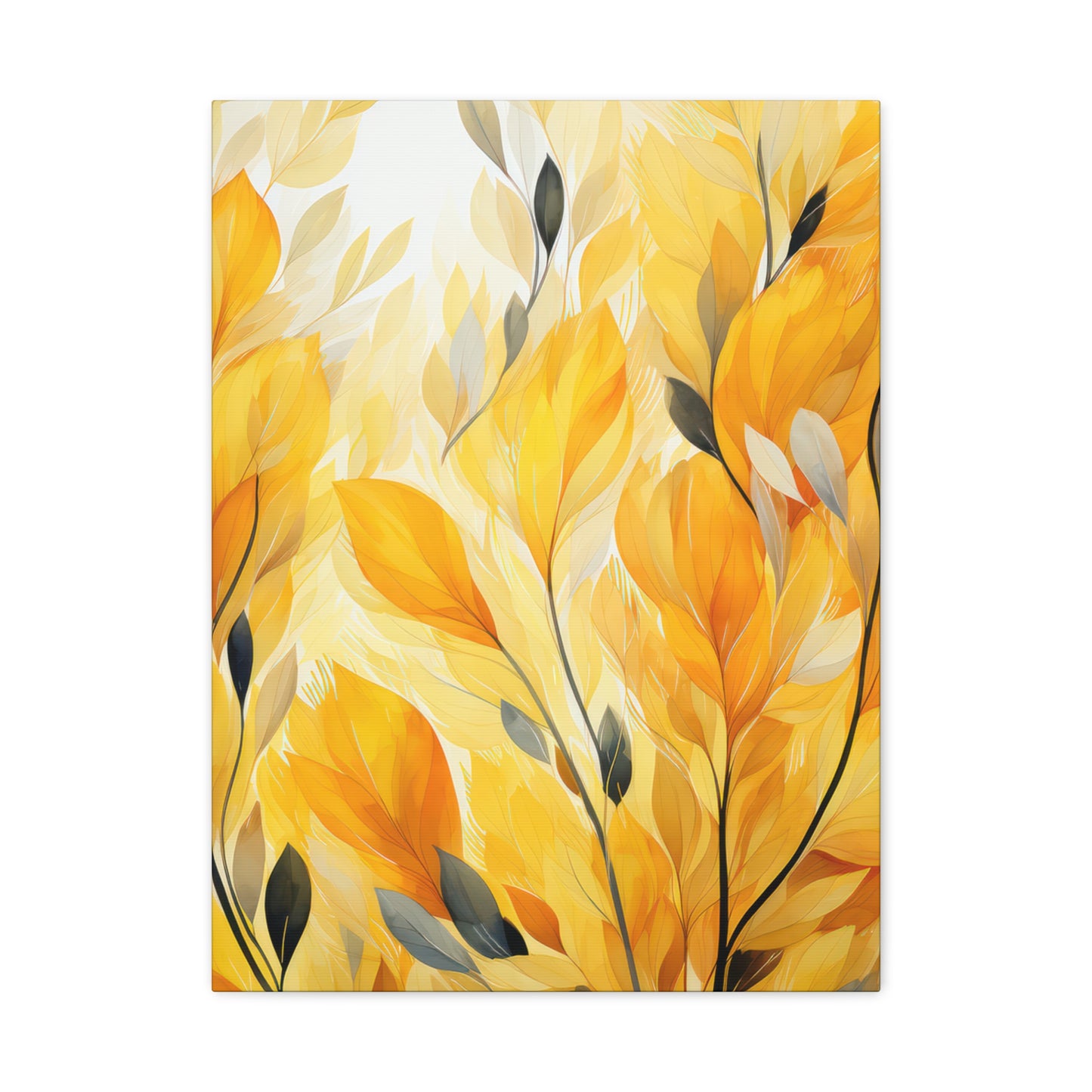 Gorgeous Yellow Matte Canvas Art Print, Stretched, 1.25"