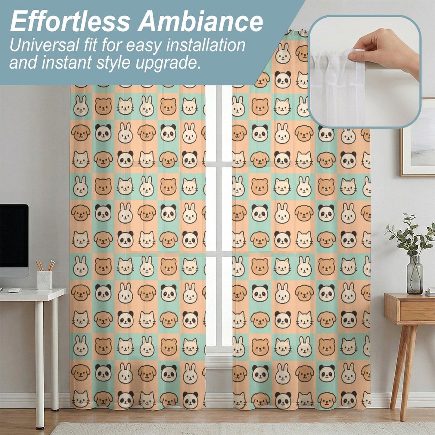 Sheer Curtain - Kids Room