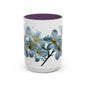 Floral Accent Coffee Mug
