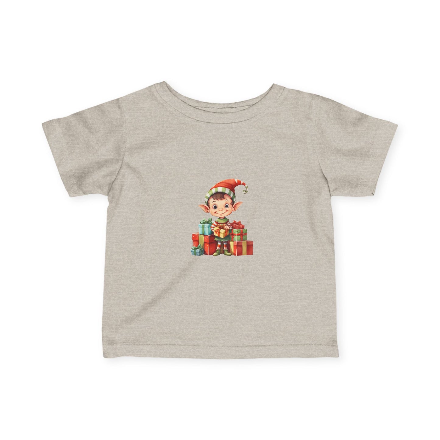 Christmas Elf Infant Tee, Cute Christmas Gift, Baby Holiday Outfit, Toddler Christmas Shirt, Kids Winter Apparel