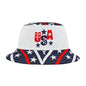 Patriotic USA Bucket Hat, Summer Sun Hat, Outdoor Recreation, Independence Day Gift, Red White Blue Accessories