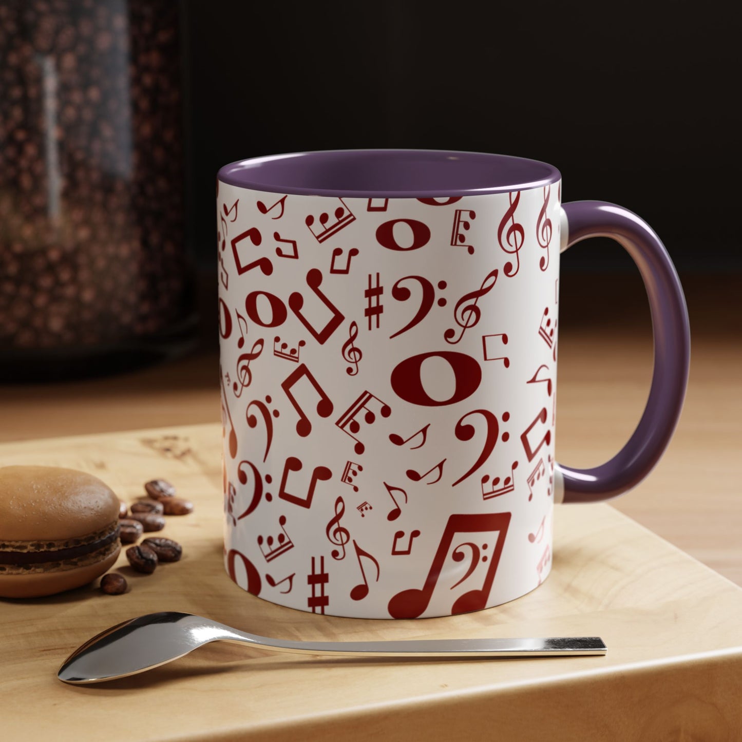 Musical Accent Mug - Perfect for Music Lovers, Gifts for Musicians, Coffee Lover's Essential, Singing Inspiration, Music-Themed [...]
