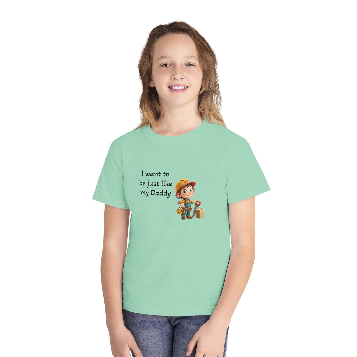 Youth Tee - 'I Want to Be Just Like My Daddy'