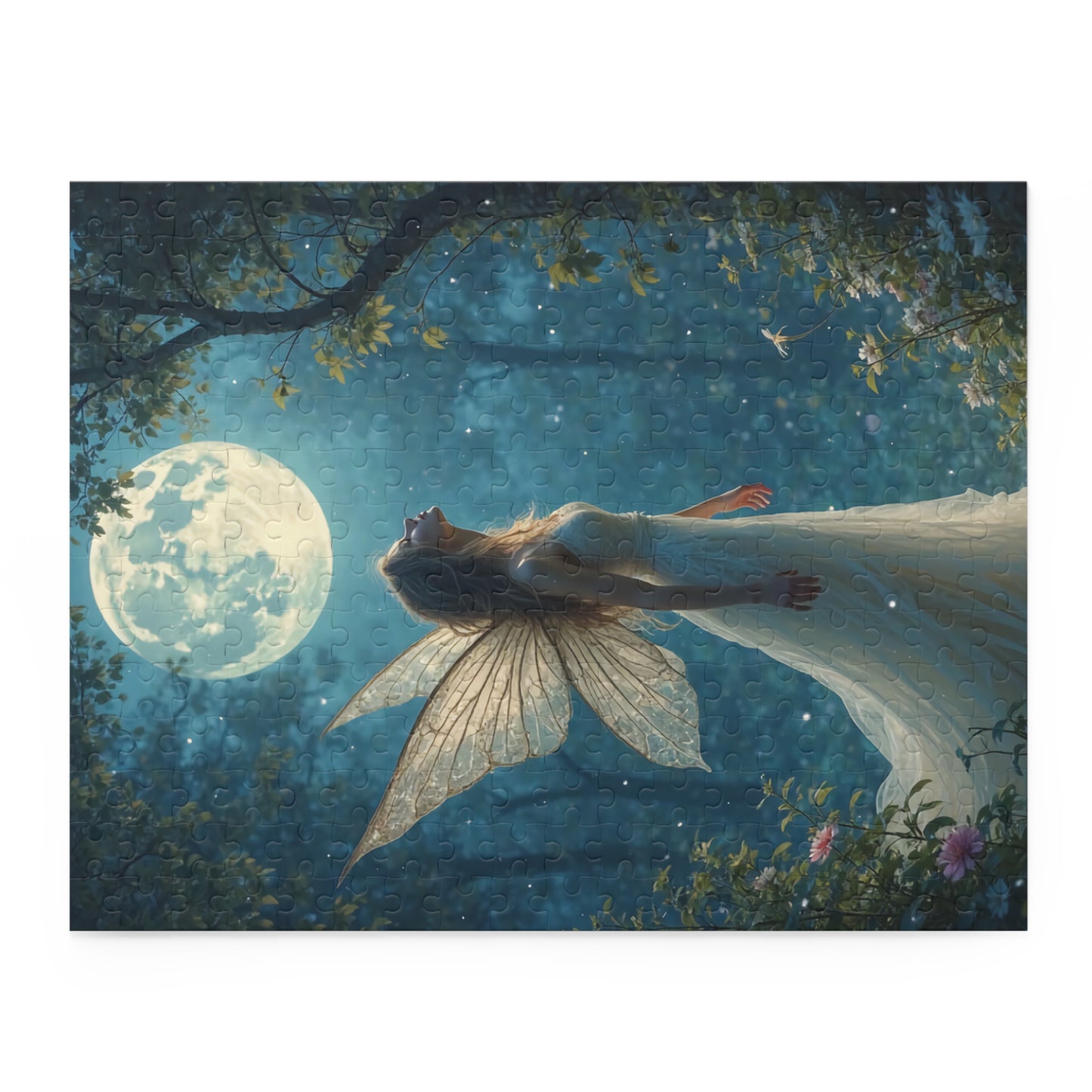 Fairy Moonlight Puzzle - Enchanting 120/252/500-Piece Jigsaw, Magical Decor, Perfect Gift for Fantasy Lovers, Relaxing Activity, [...]