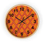 Retro Geometric Wall Clock, Vibrant Home Decor Clock, Modern Wall Art for Living Room, Unique Gift for Housewarming, Kid's Room