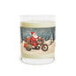 Christmas Santa Motorcycle Candle, Holiday Decor, Scented Candle Gift, Festive Home Fragrance, Winter Aesthetic