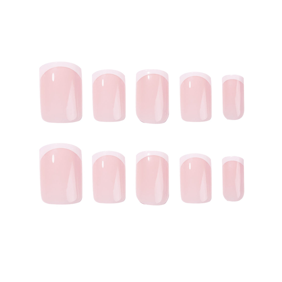 365nails: "Classic French Nude Square" – Minimalist Press-on Nails – Image 5
