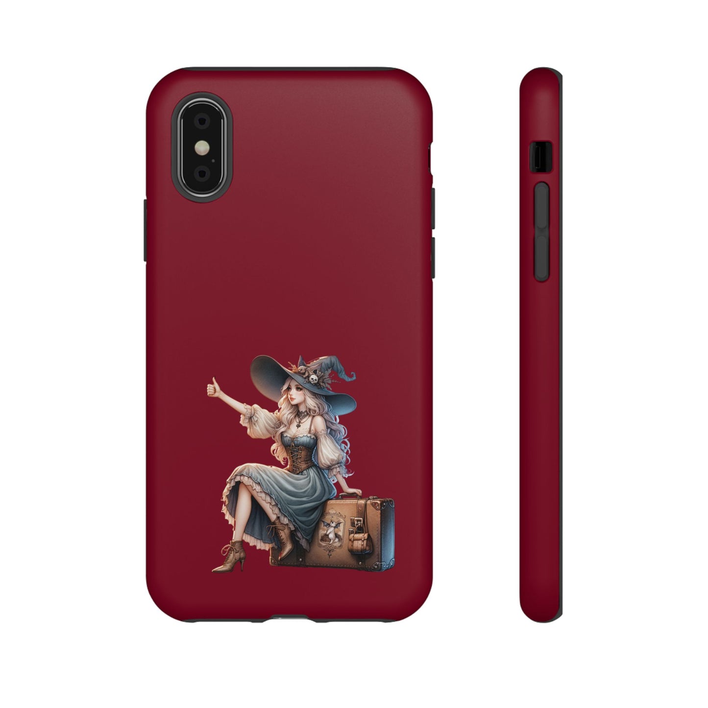 Witchy Phone Case - Magical, Durable - Halloween Gift, Cosplay Accessory, Cute Witch Design