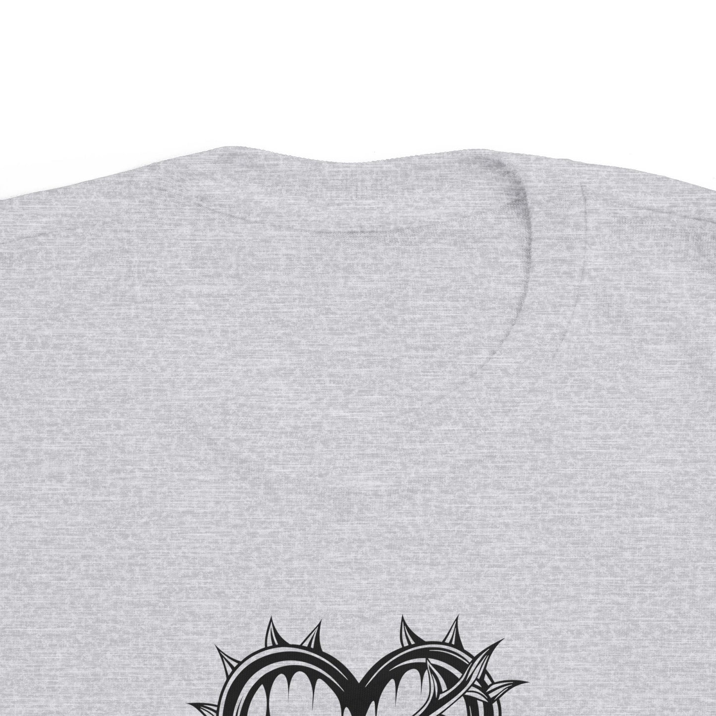 Toddler's Heart & Thorn Tee, Cute Kids T-Shirt, Children's Graphic Shirt, Gift for Toddlers, Cool Summer Outfit