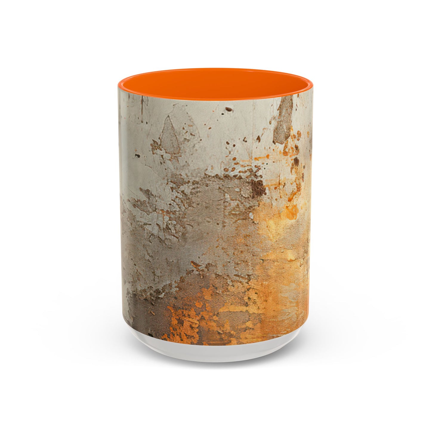 Rustic Accent Coffee Mug, Unique Artistic Mug