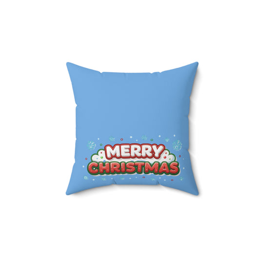 Christmas Decor Pillow, Merry Christmas Cushion, Holiday Home Accents, Festive Throw Pillow, Seasonal Living Room Decor