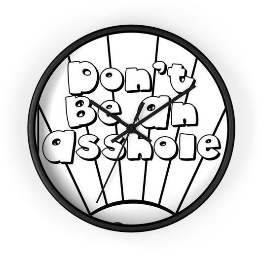 Playful Motivational Wall Clock - Perfect for Gifts, Home Decor, Office, Funny Quotes, Unique Timepieces