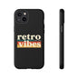 Retro Vibes Phone Case, Tough Phone Cover, Vintage Style Case, Gift for Music Lovers, Retro Aesthetic Accessory