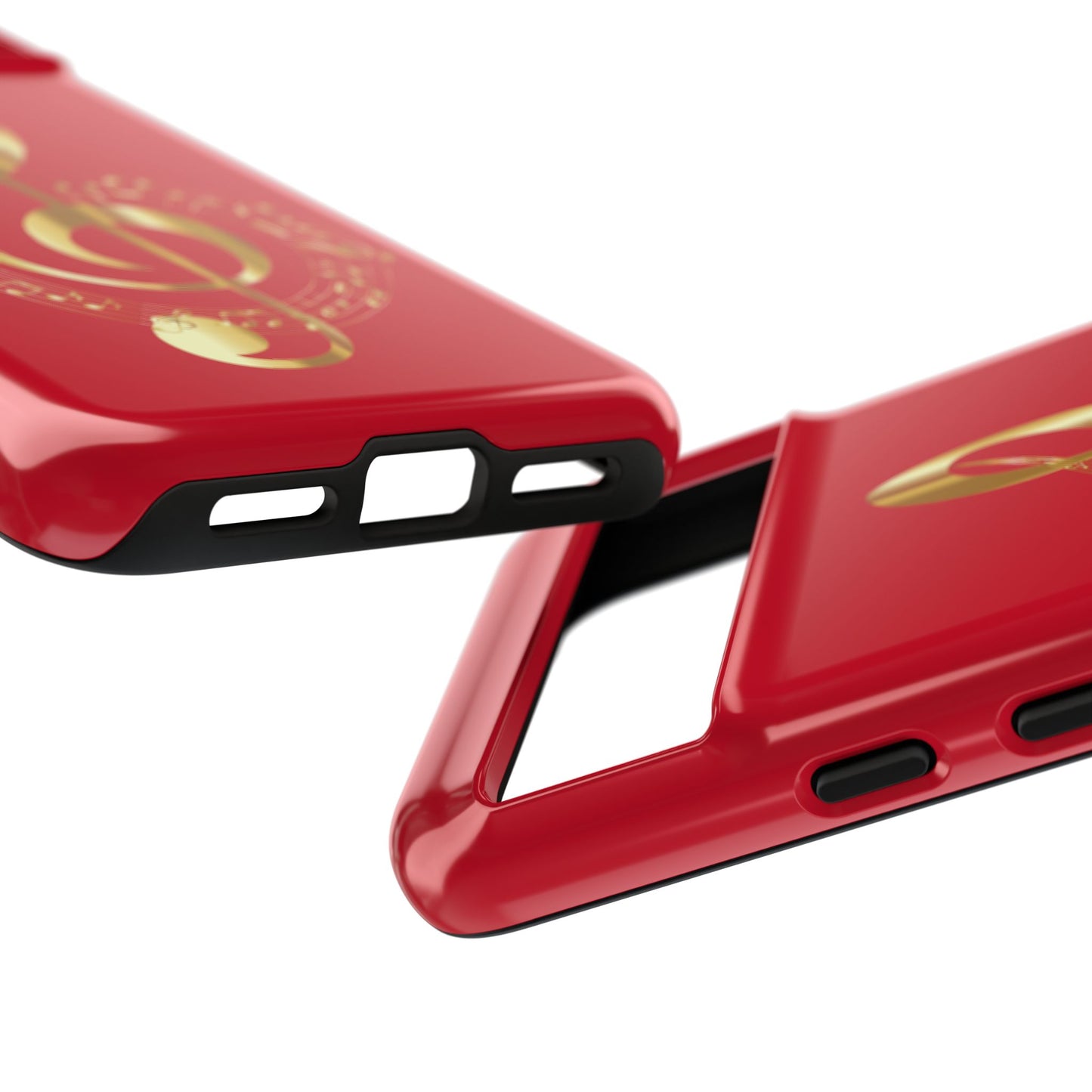 Tough Cases - Red Musical Note