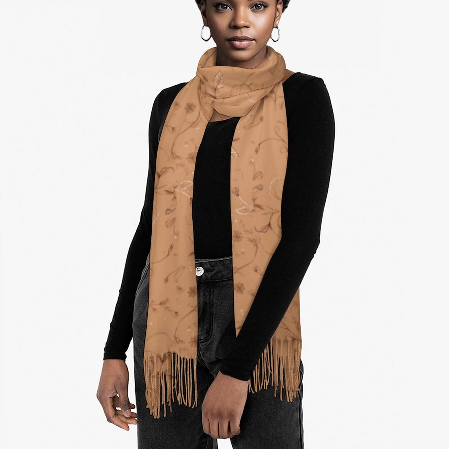 Cashmere-like Tassel Scarf