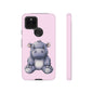 Cute Hippo Phone Case - Tough Cases, Animal Phone Cover, Kawaii Accessories, Gifts for Kids, Unique Tech Gear
