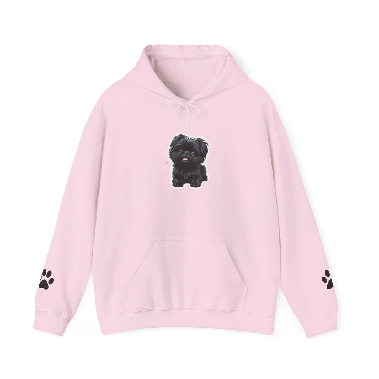 Cute Dog Paw Print Hoodie, Pet Lover Gift, Unisex Sweatshirt, Cozy Animal Hoodie, Perfect for Animal Lovers, Dog Mom Apparel