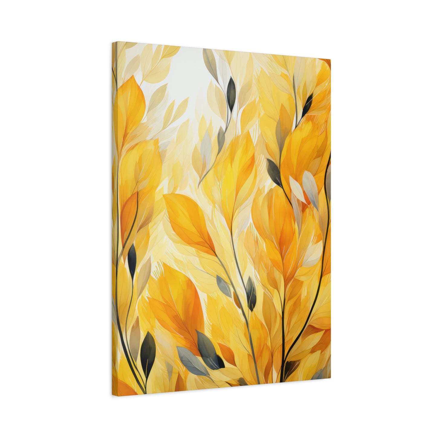 Gorgeous Yellow Matte Canvas Art Print, Stretched, 1.25"