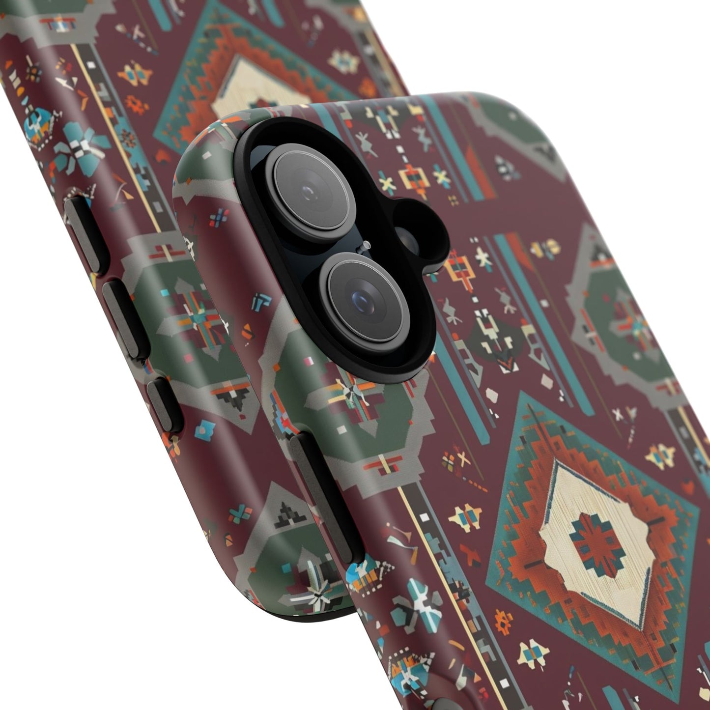 Tribal Pattern Phone Case - Boho Chic, Tough Durable Cover, Stylish Tech Accessory, Gift for Him/Her, Festival Essentials