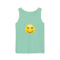 Smiley Face Tank Top, Summer Shirt, Casual Wear, Beach Outing, Gift for Friends, Positive Vibes Apparel