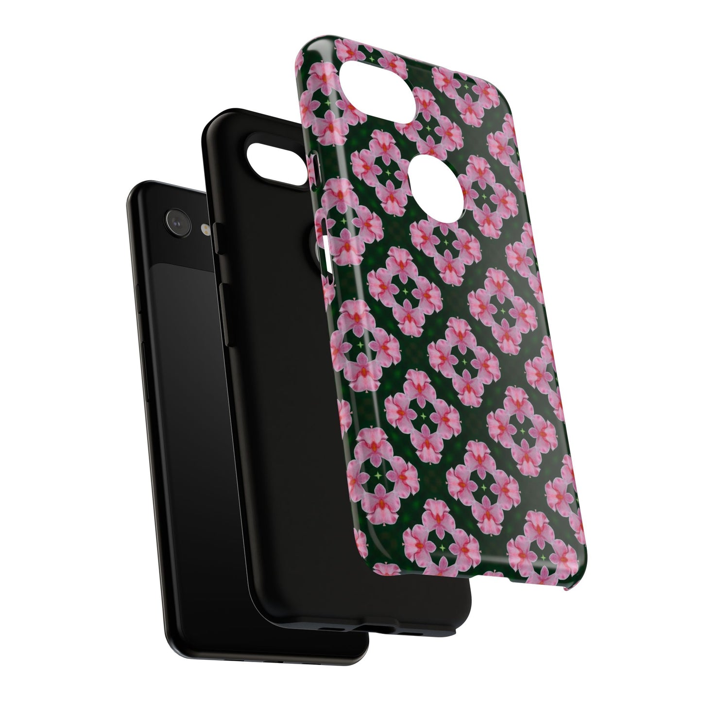 Tough Cases - Floral Phone Case, Stylish Protective Cover for Women, Gift Idea for Birthdays, Unique Floral Design, Trendy Tech Accessory