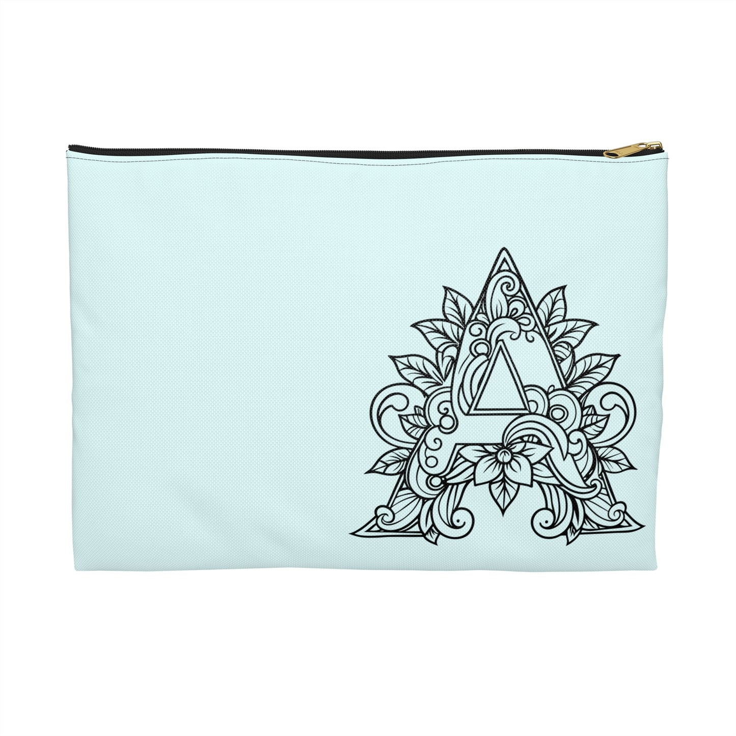 Bohemian Accessory Pouch for Organized Essentials - Letter A