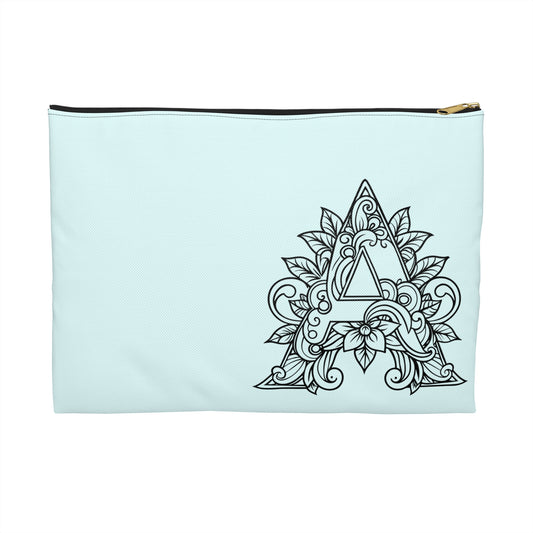 Bohemian Accessory Pouch for Organized Essentials - Letter A