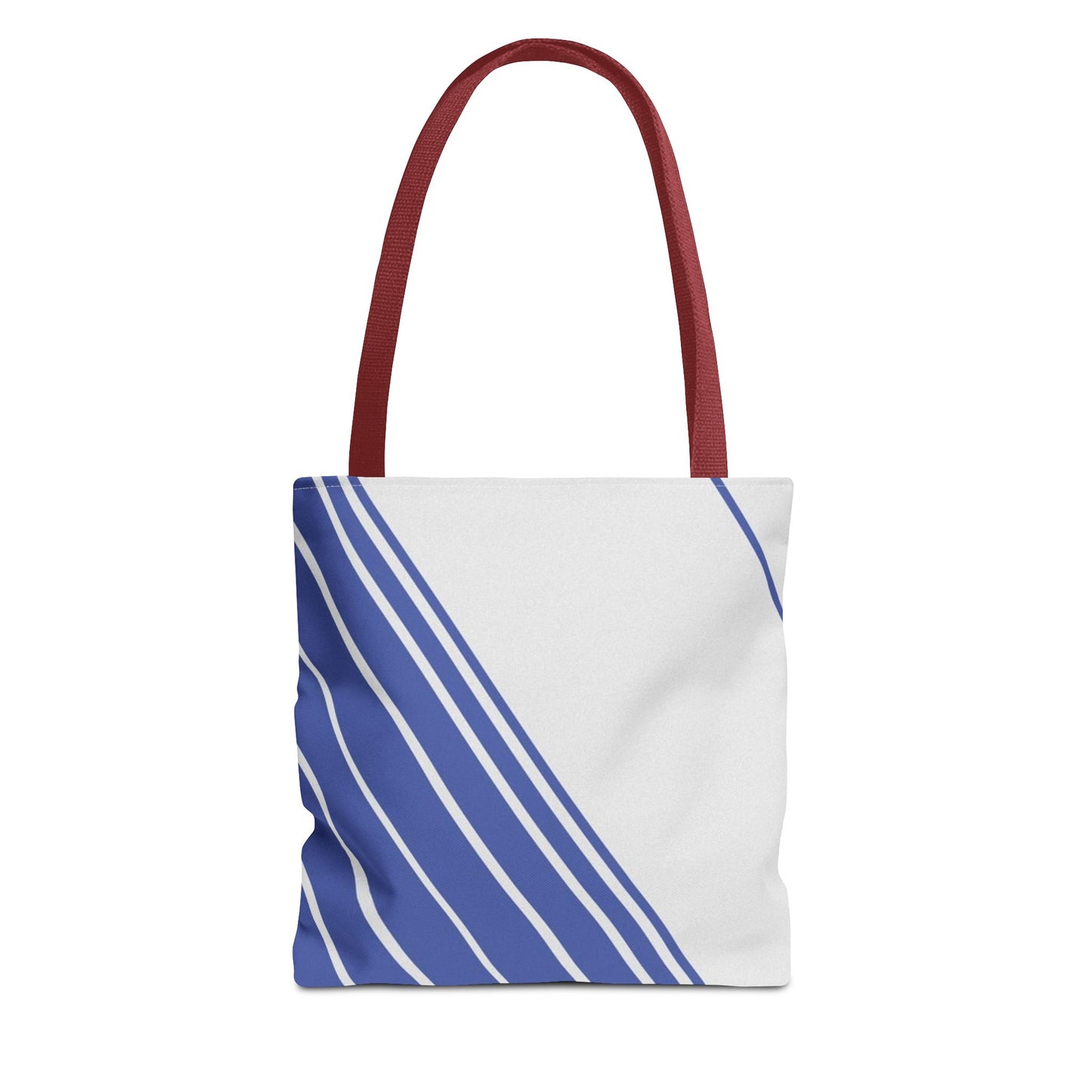 Chic Blue Striped Tote Bag, Stylish Reusable Shopping Bag, Beach Bag, Everyday Carry, Gift for Her