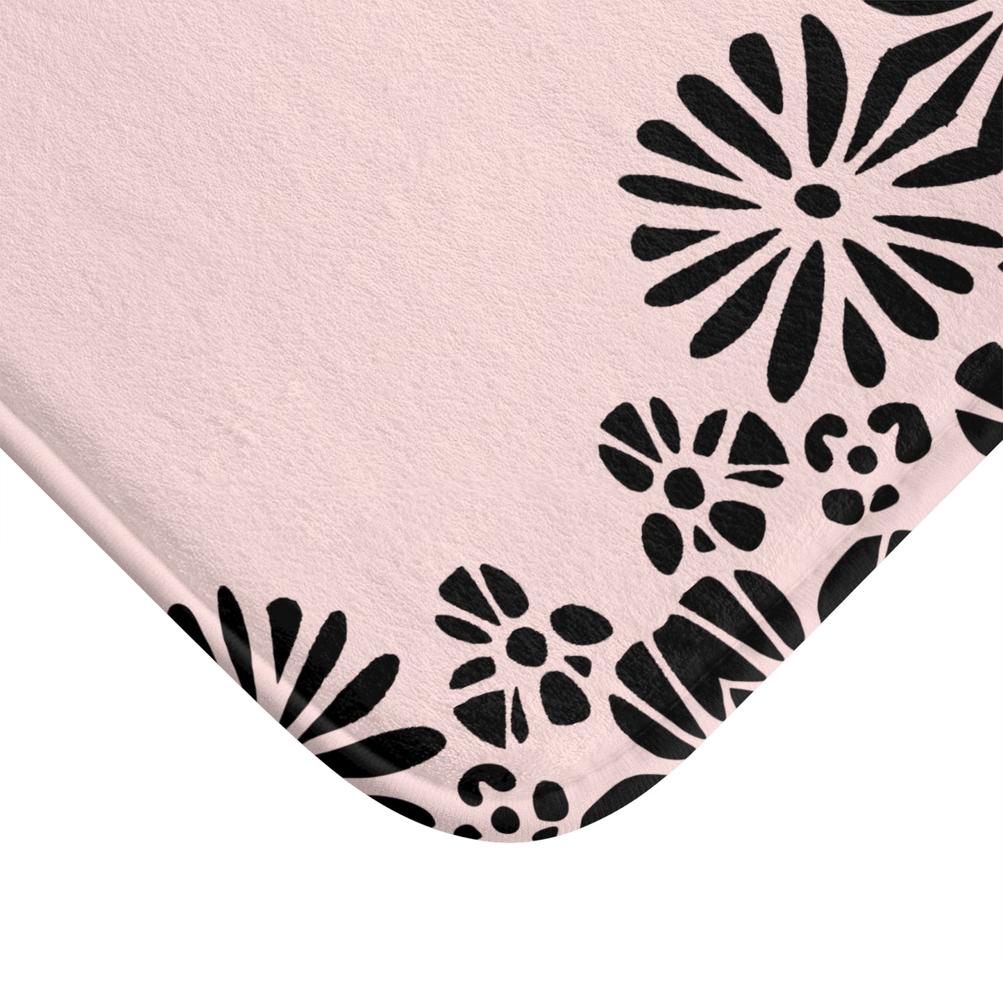 Floral Elegance Bath Mat - Chic Bathroom Decor, Home Spa Essentials, Gift for Her, Modern Design, Cozy Comfort