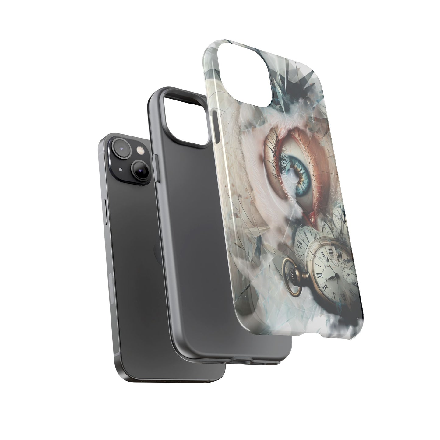 Artistic Eye Phone Case, Unique Smartphone Cover, Whimsical Gift for Art Lovers, Trendy Tech Accessory, Birthday Present, Holiday Gift