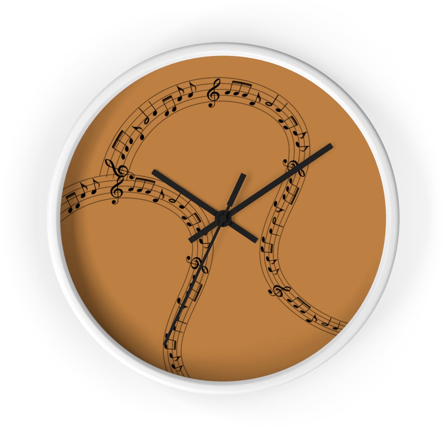 Musical Notes Wall Clock, Perfect for Music Lovers, Home Decor