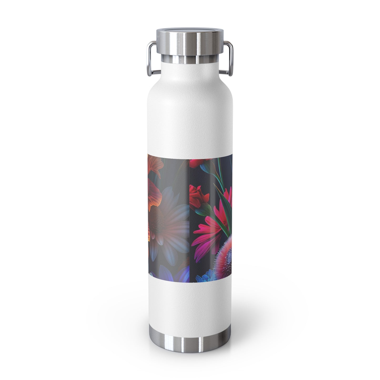 Astrological Copper Insulated Bottle, Cosmic Travel Mug, Horoscope Water Bottle, Starry Flask, Unique Gift for Astrology Lovers