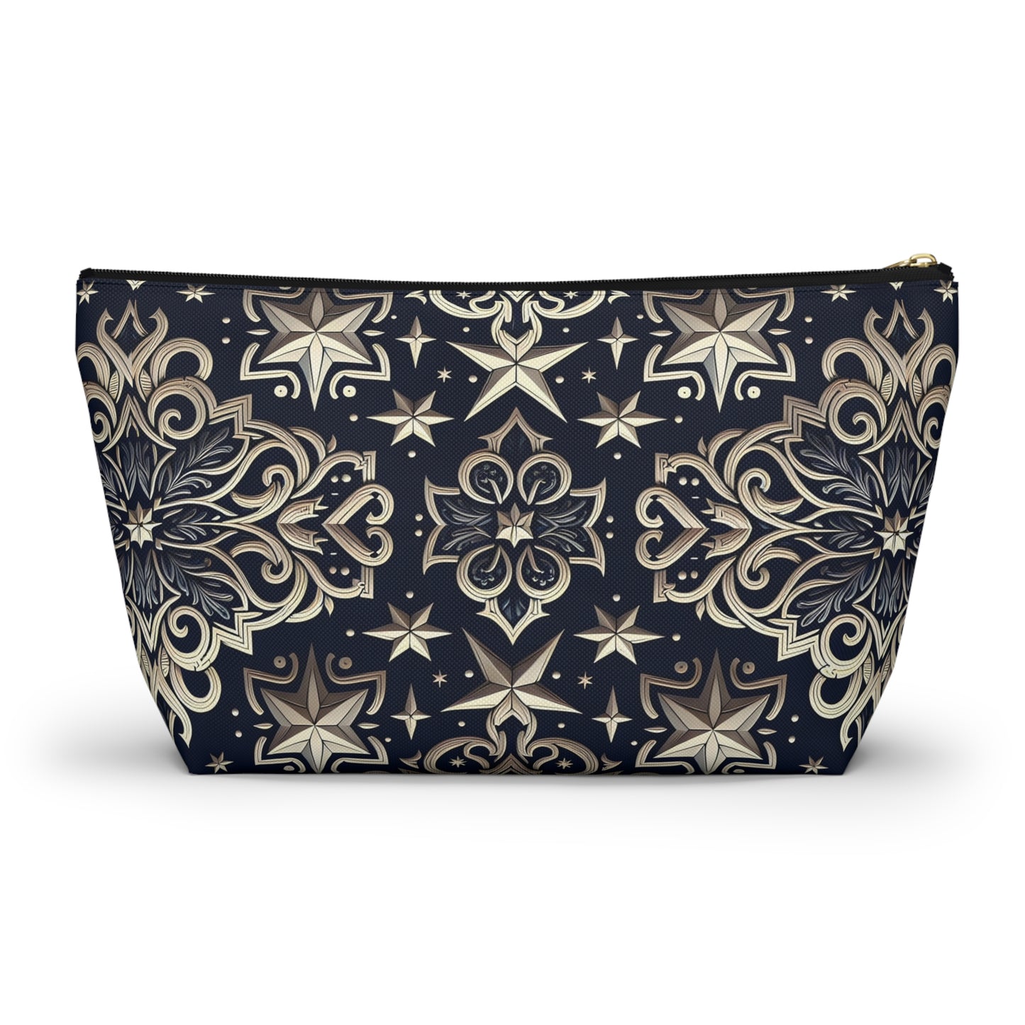 Elegant Starry Pattern Accessory Pouch | Makeup Bag, Travel Organizer, Gift for Her, Stylish Storage, Cosmetology Essentials