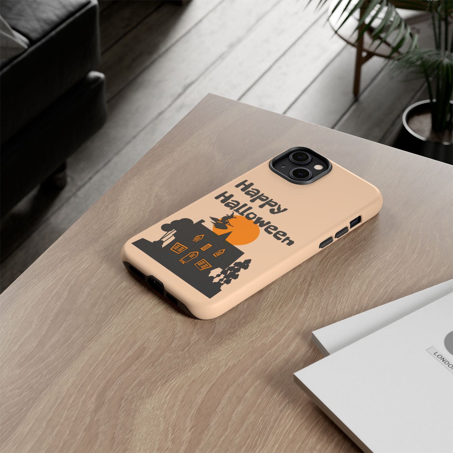 Halloween Phone Case, Spooky Mobile Cover, Tough Case for Phone, Witch Design, Fall Decor, Unique Gift for Halloween