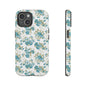 Floral Phone Case - Tough Cases, Durable Phone Cover, Cute Floral Design, Gift for Her, Trendy Phone Accessory, Spring Style